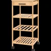 Bamboe trolley 33 x 33 x 73,5 cm | Action NL* Best