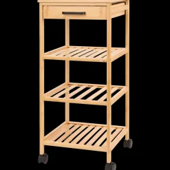 Bamboe trolley 33 x 33 x 73,5 cm | Action NL* Best