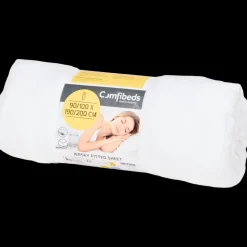 jersey hoeslaken wit 90 x 200 x 25 cm | Action NL*Comfibeds Online
