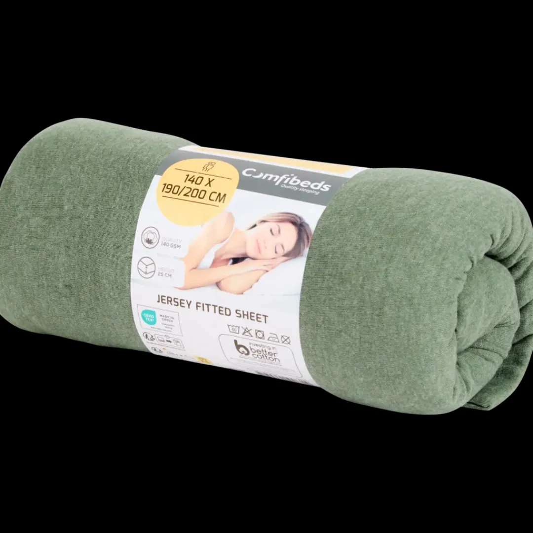 jersey hoeslaken 200 x 140 cm | Action NL*Comfibeds Discount