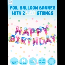 Cool2Party folieballon slinger Happy Birthday | Action NL* Sale