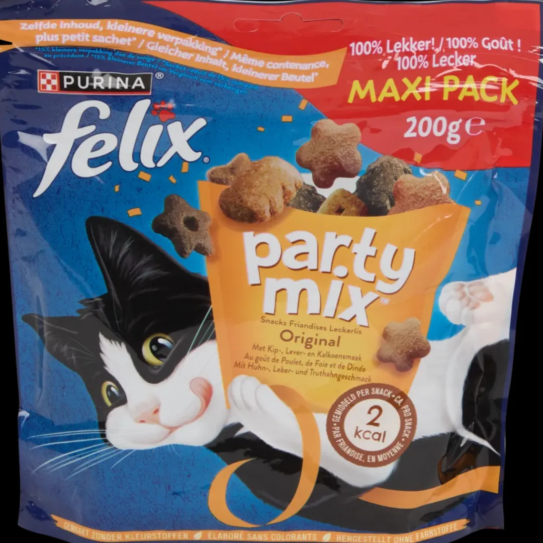Party Mix kattensnacks Original | Action NL*Felix