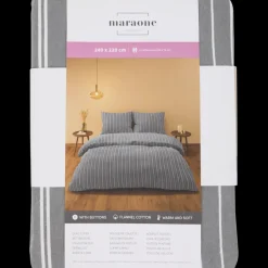 Flanel dekbedovertrek 240 x 220 cm | Action NL* Outlet