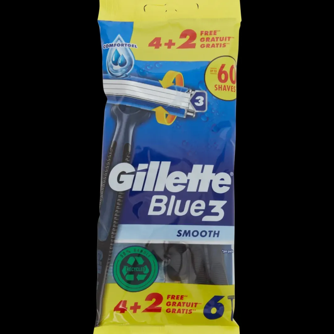 Blue3 scheermesjes Smooth | Action NL*Gillette