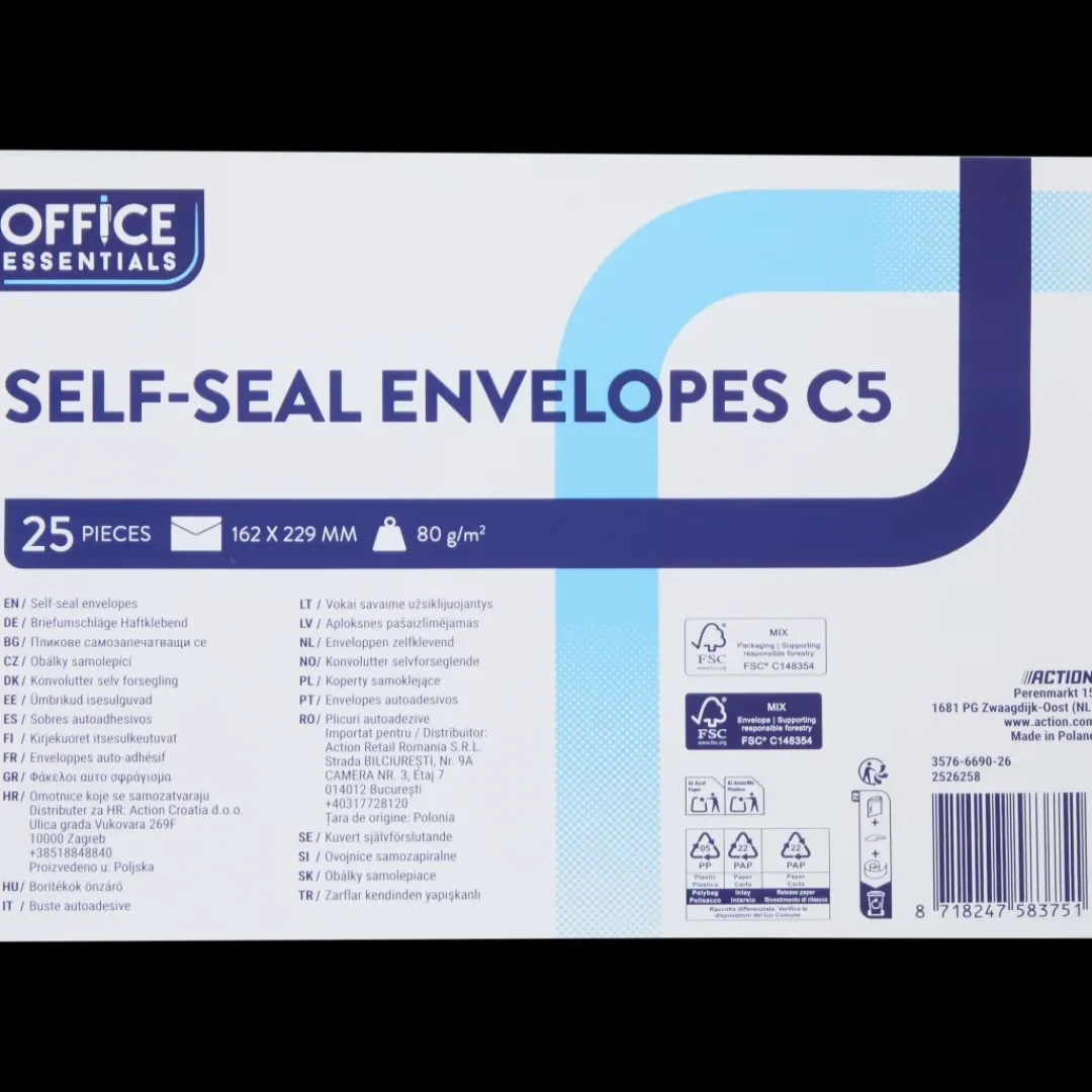 Office Essentials enveloppen C5 | Action NL* Best
