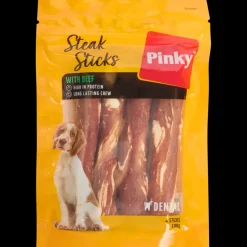 Pinky Steak Sticks hondensnacks | Action NL* Online