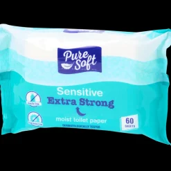 Pure Soft Sensitive vochtig toiletpapier 60 Stuks | Action NL*