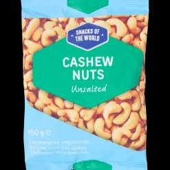 Snacks of the World ongezouten cashewnoten | Action NL* Sale