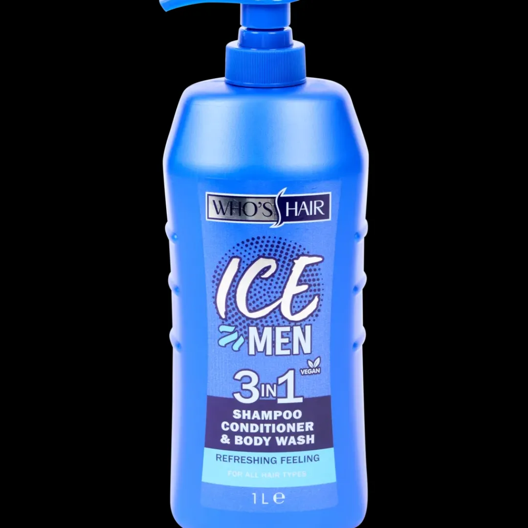 Who's Hair 3-in-1 Ice Men 1 liter | Action NL* New